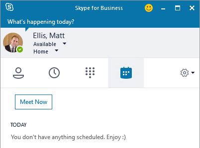 share screen skype for business full access
